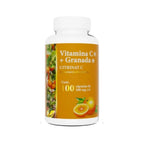 NATURAL HEALTH | Citrinat C Vitamina C + Granada | 100 Cápsulas de 500 mg | Apoyo Inmunológico y Antioxidante