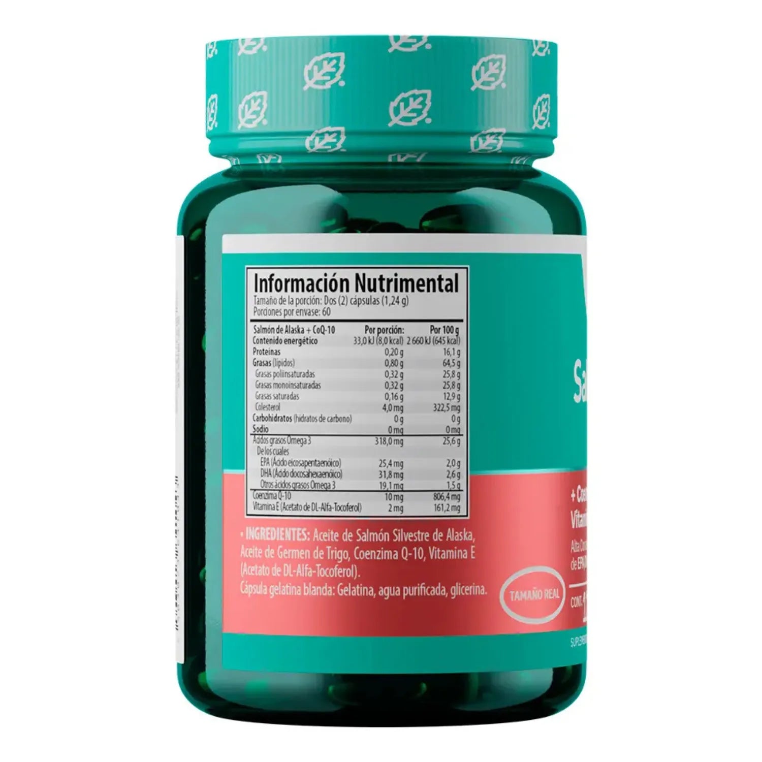 SOLANUM OMEGA 3 SALMÓN DE ALASKA+VIT.E &COQ-10 120MINCAP SFN