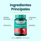 SOLANUM OMEGA 3 SALMÓN DE ALASKA+VIT.E &COQ-10 120MINCAP SFN