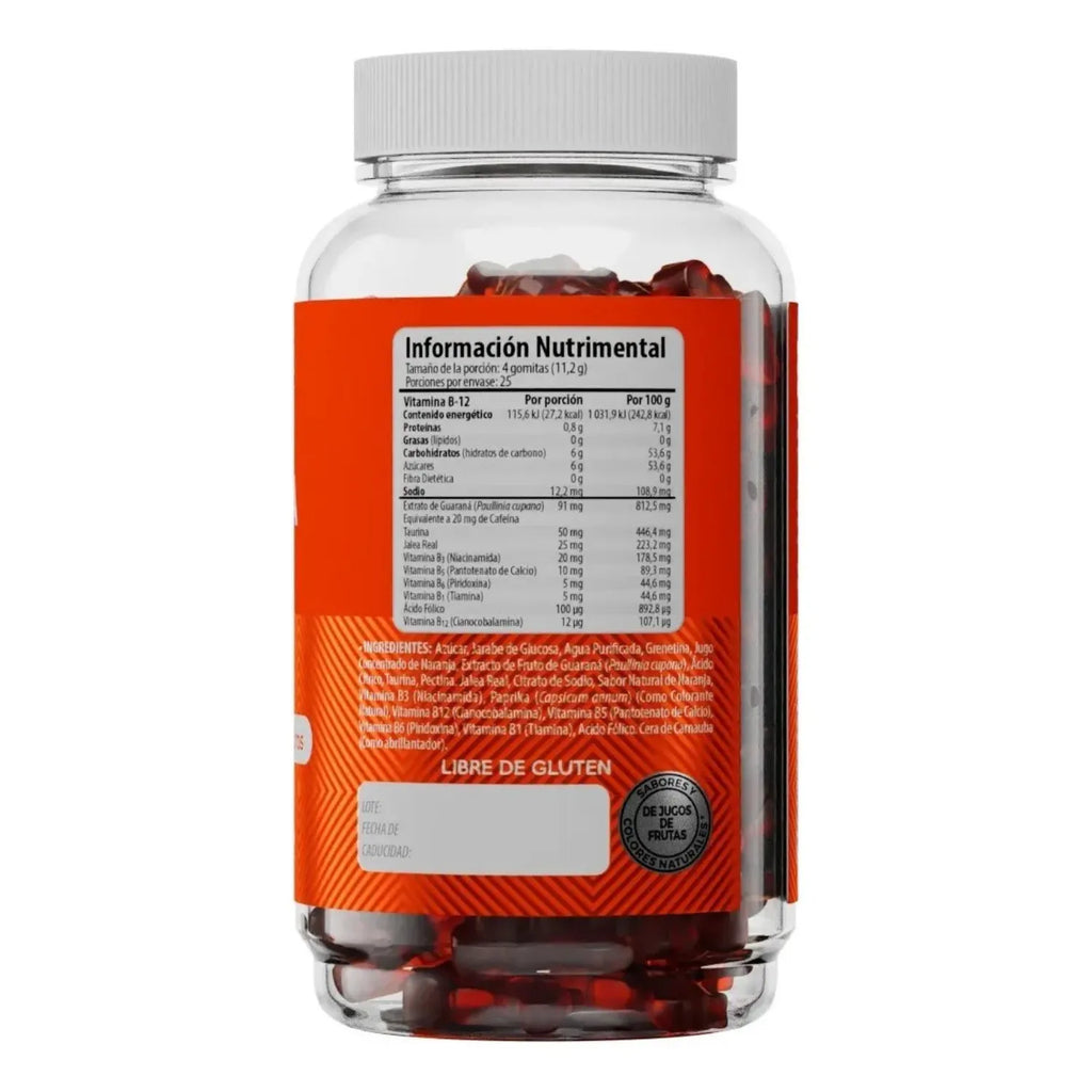 SOLANUM BELABEAR VIT B12 + JALEA REAL GUARANÁ 100GOMITAS SFN