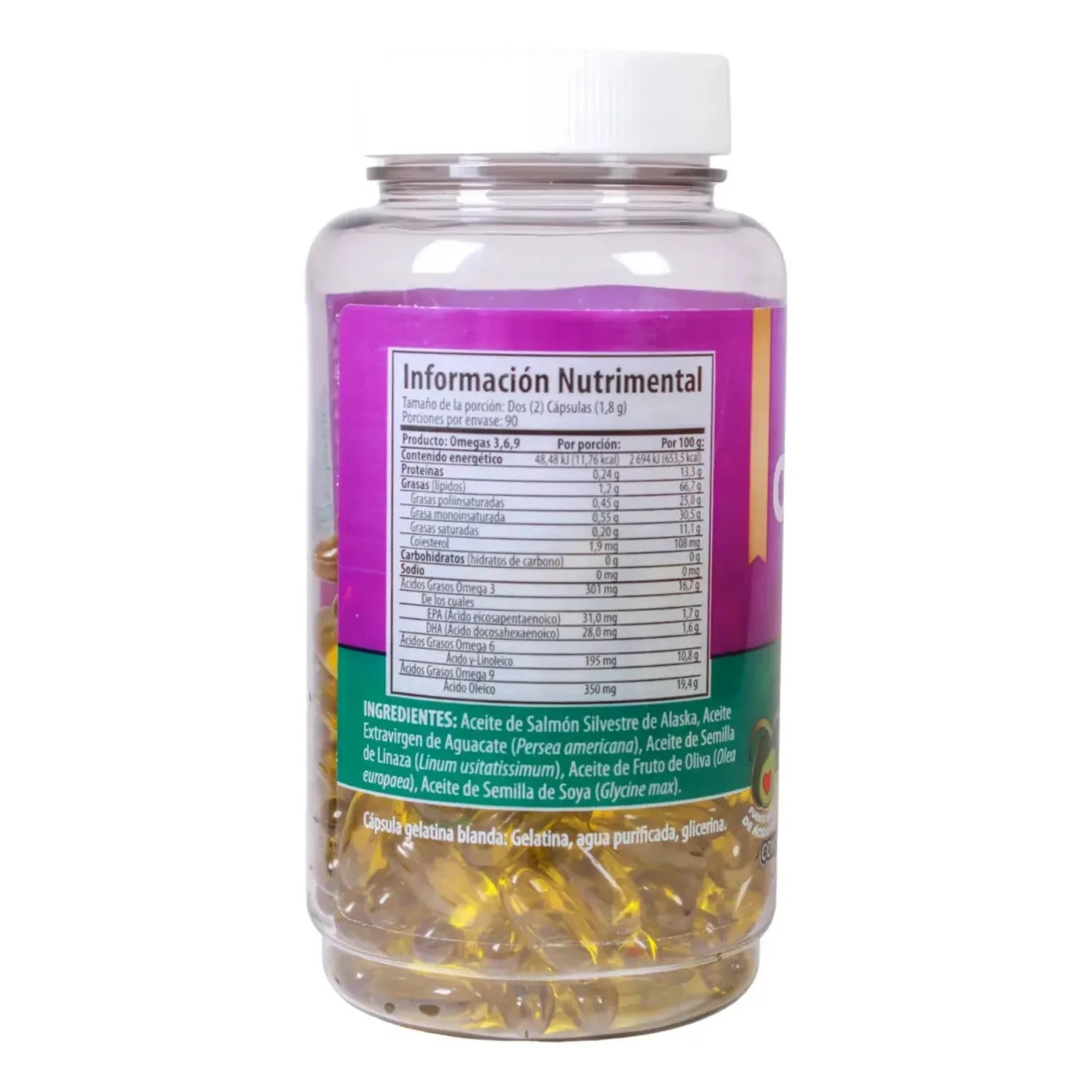 SOLANUM OMEGAS 3 6 9 ACEITE DE AGUACATE 180 CAPS SFN
