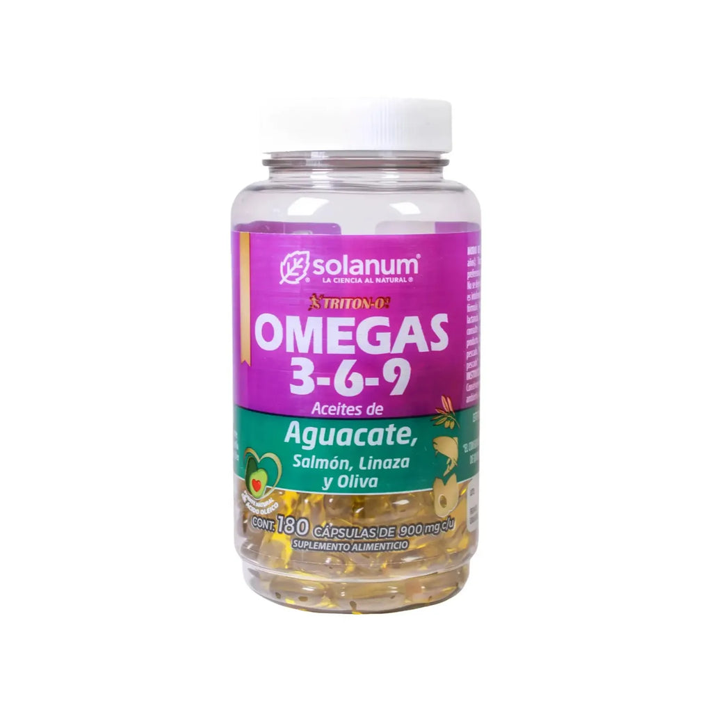 SOLANUM OMEGAS 3 6 9 ACEITE DE AGUACATE 180 CAPS SFN
