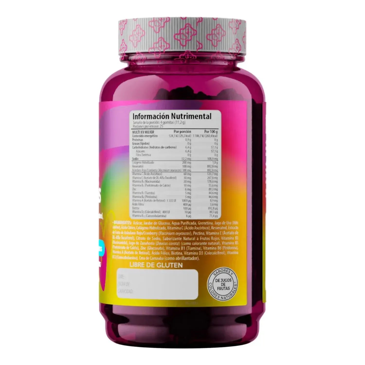 BELABEAR MULTIVITAMINICO P/MUJERES 100 GOMITAS SFN