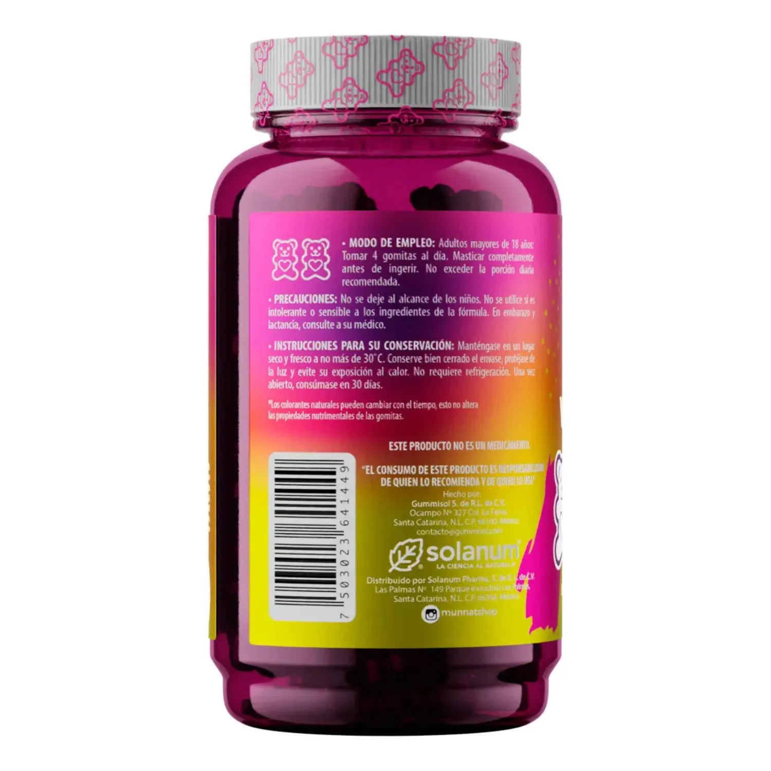 BELABEAR MULTIVITAMINICO P/MUJERES 100 GOMITAS SFN