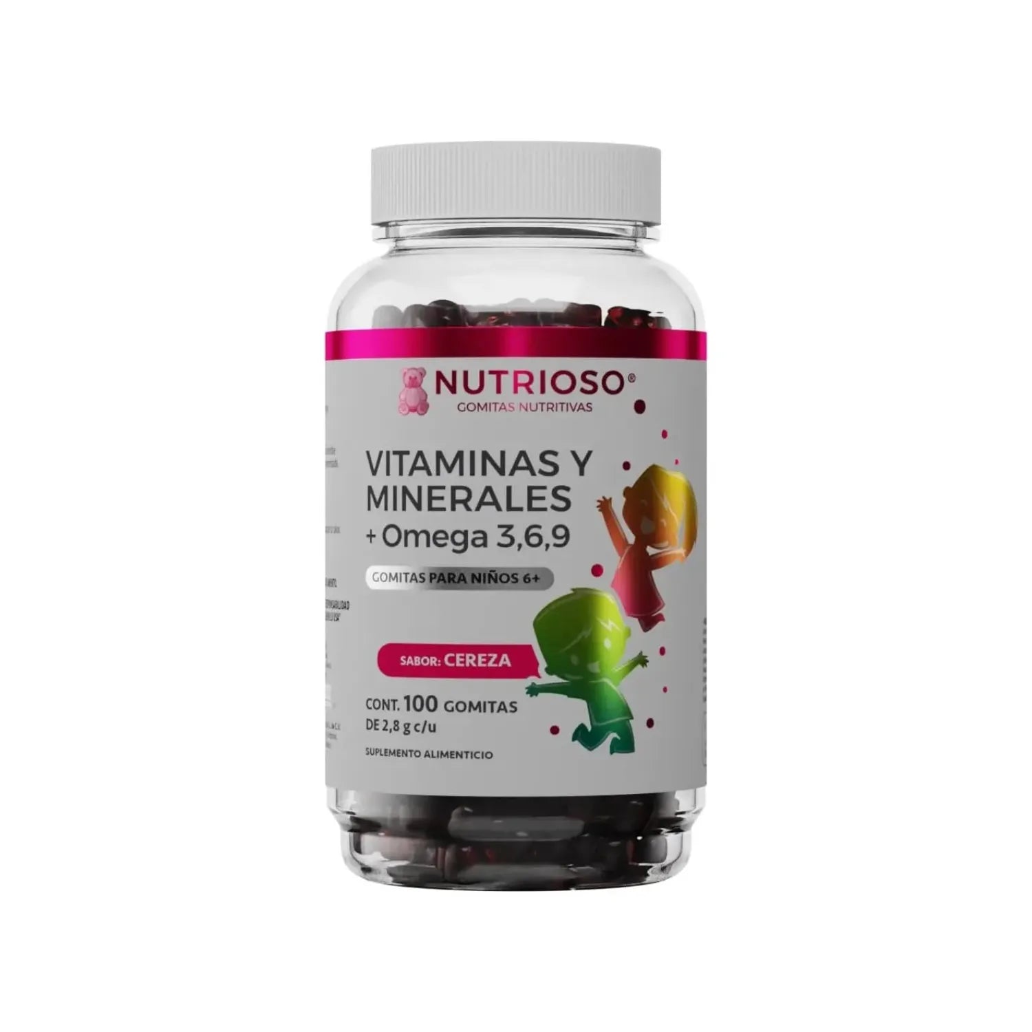 SOLANUM VITAMINAS Y MINERALES + OMEGA 3,6,9 100 GOMITAS SFN