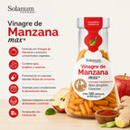 Solanum Vinagre De Manzana Con Apio, Jengibre, 120 Caps