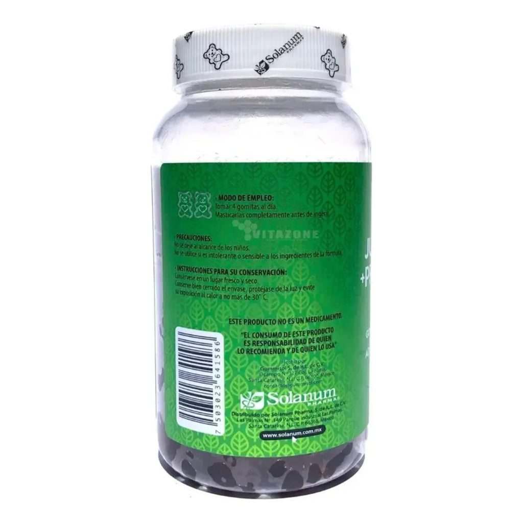 SOLANUM BELABEAR JUGO VERDE + PROBIÓTICOS 150 GOMITAS SFN