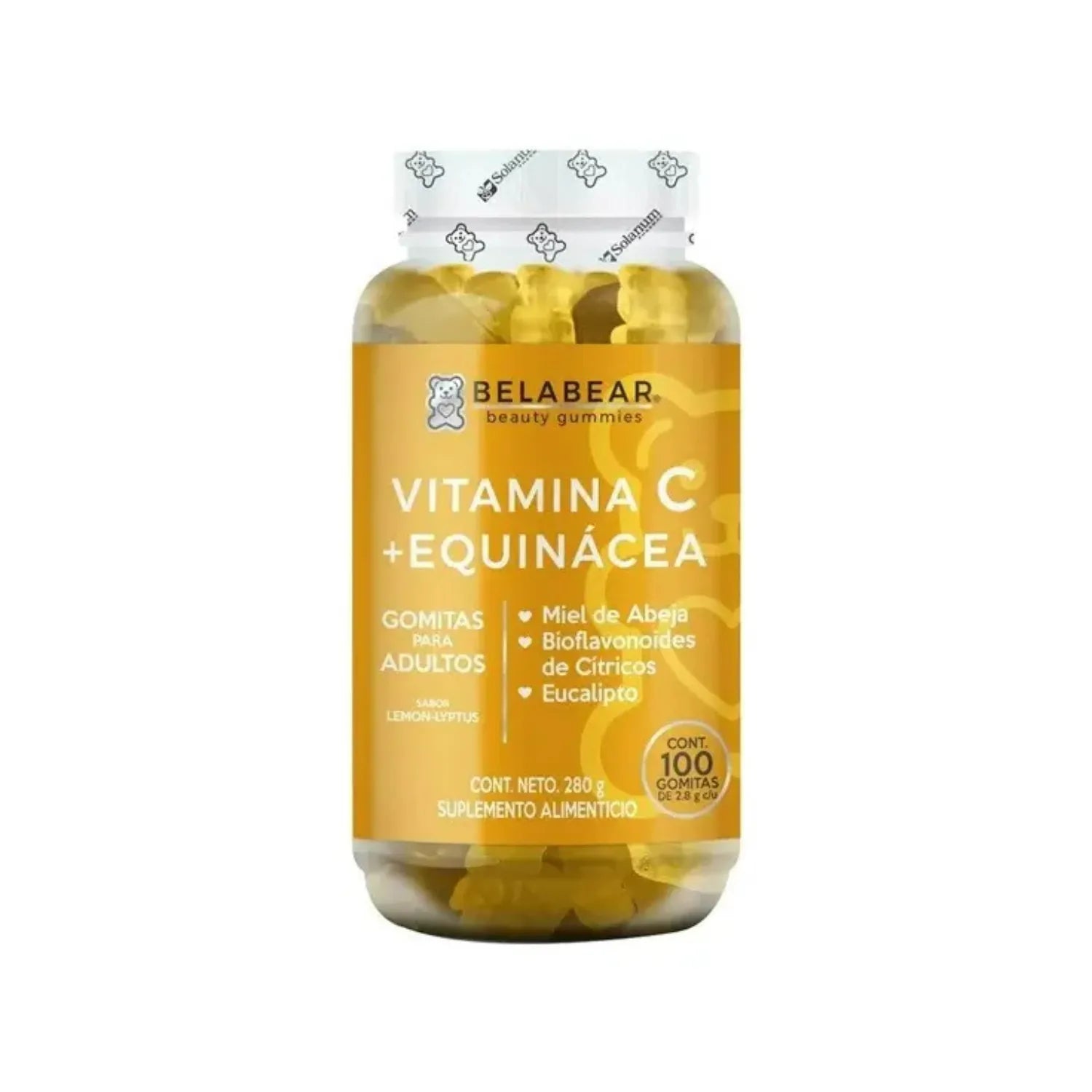 SOLANUM BELABEAR VITAMINA C + EQUINACEA 100 GOMITAS SFN