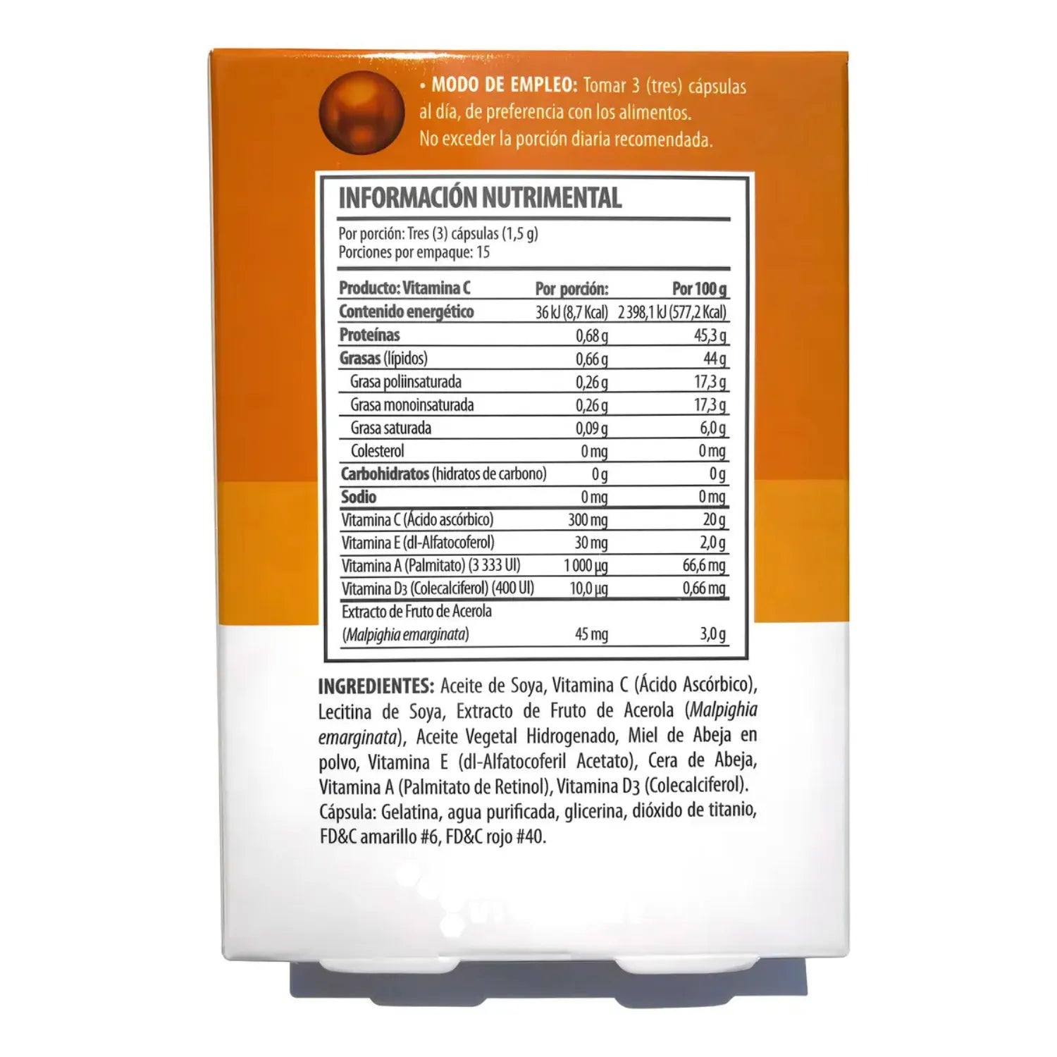 SOLANUM VITAMINA C + VITAMINAS A, D, E 45 CAPS SFN