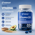SOLANUM VITAMINA D3+VIT. K2, ACEITE DE LINAZA, 150 CÁPS SFN