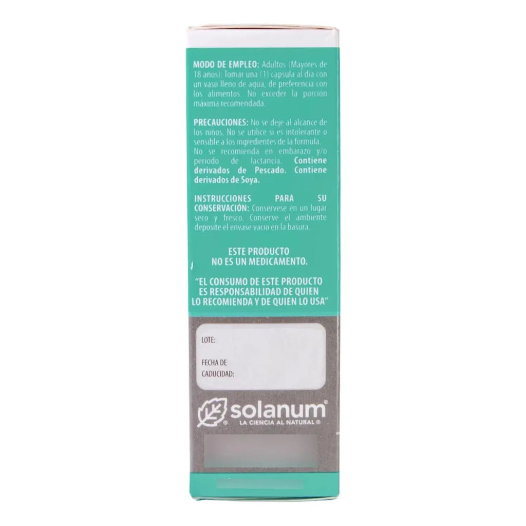 Platinum 50+ Vitaminas Minerales + Elderberry Solanum 45caps Sabor Sin Sabor