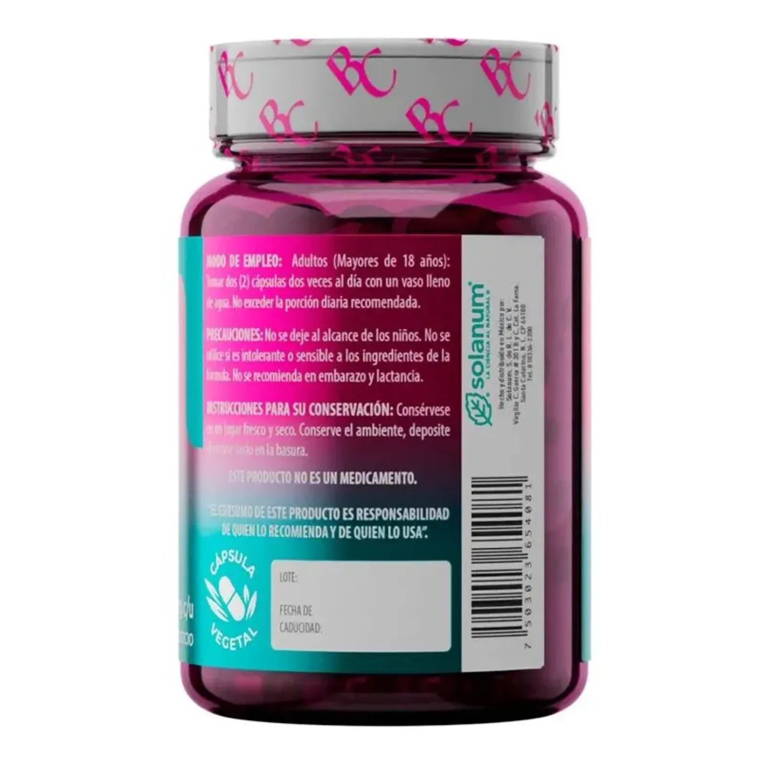 SOLANUM BIOTINA + ÁCIDO HIALURÓNICO 100 CÁPSULAS 450GM SFN