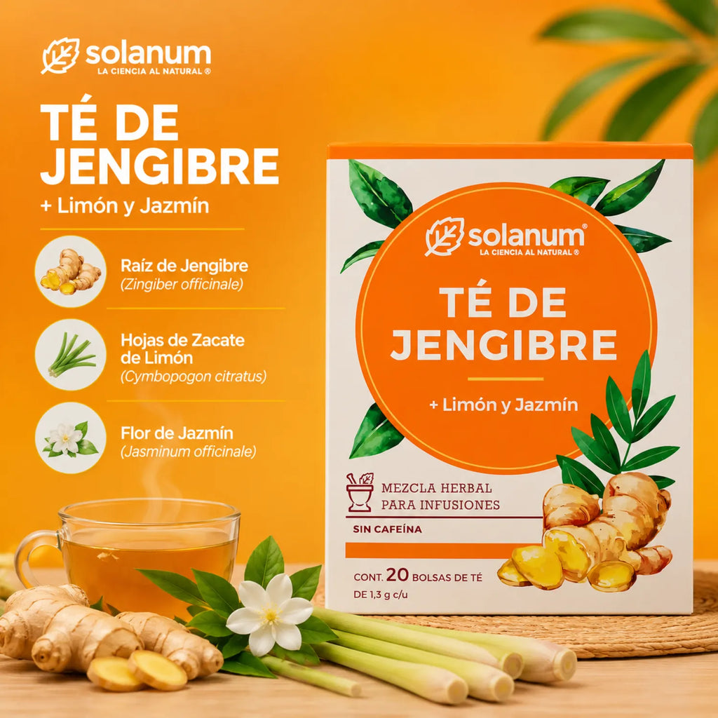 SOLANUM TÉ DE JENGIBRE CON LIMON Y JAZMIN 20 BOLSAS SFN