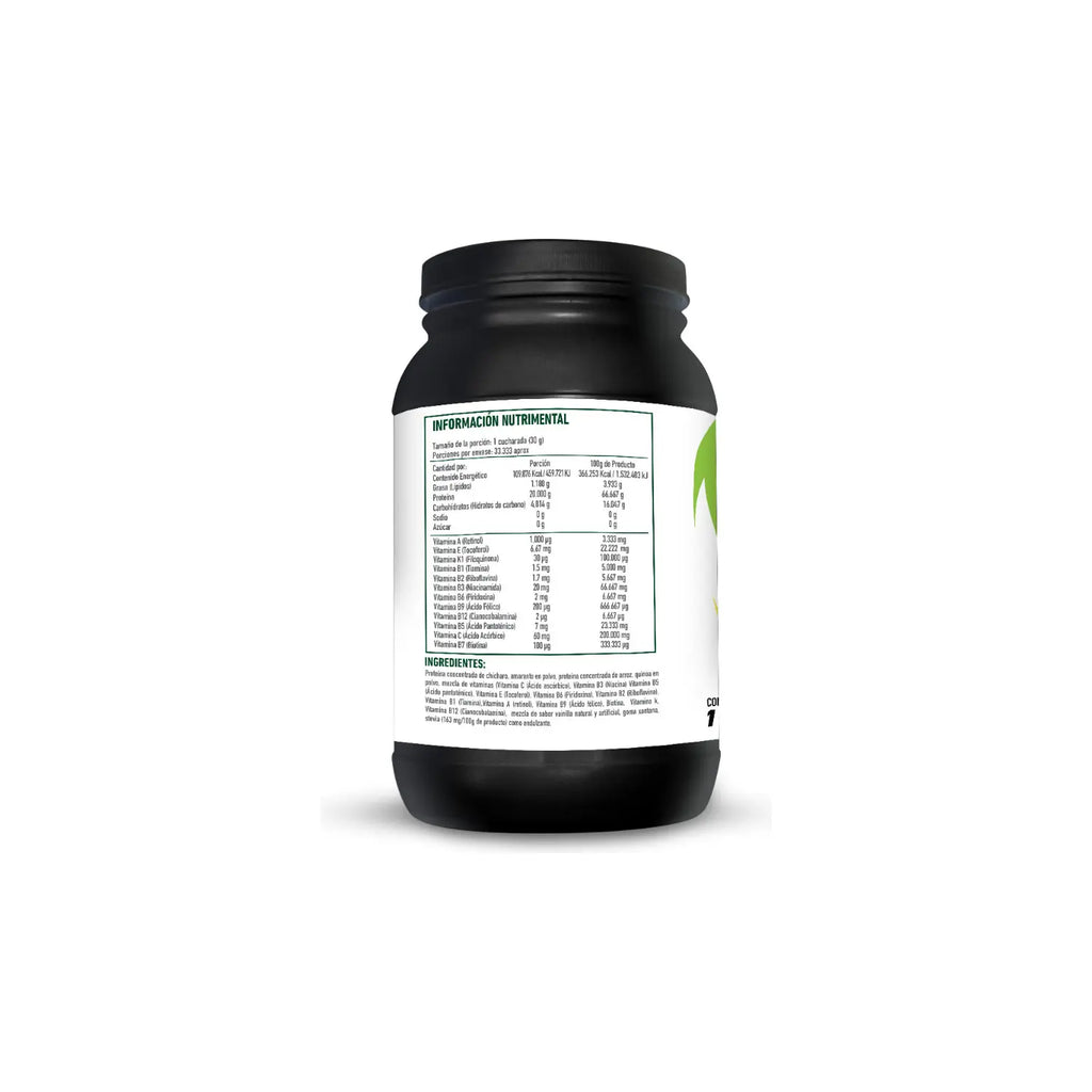 Protgt Performance Vegan Protein 1 Kg Sin Lactosa Keto Sabor Vainilla