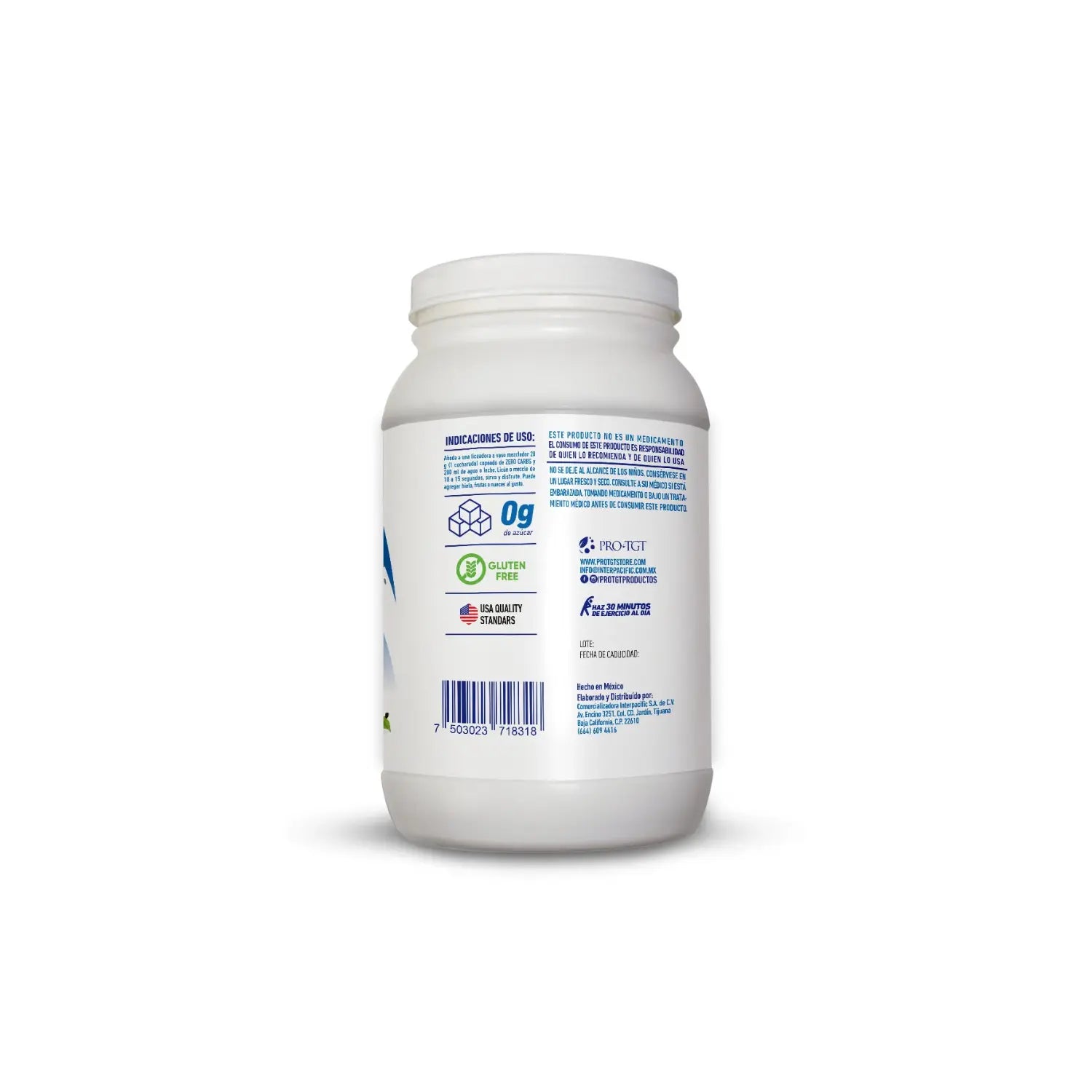 PROTGT ZERO CARBS SABOR VAINILLA, 1KG SFN