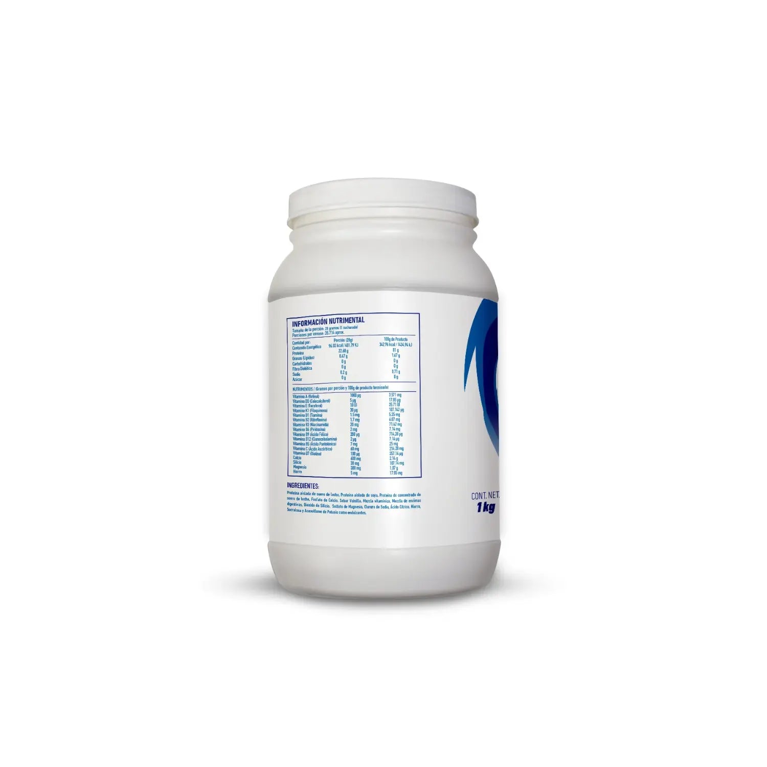 PROTGT ZERO CARBS SABOR VAINILLA, 1KG SFN