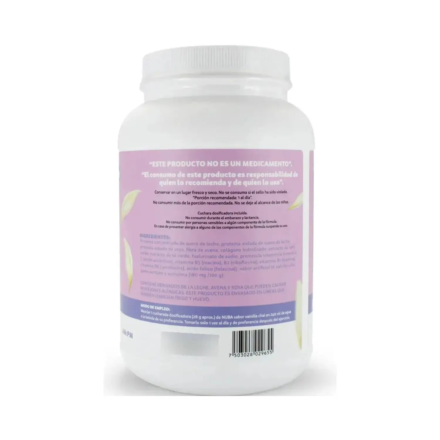 NUBA Proteína Colágeno A.H. Chai Vainilla 1kg