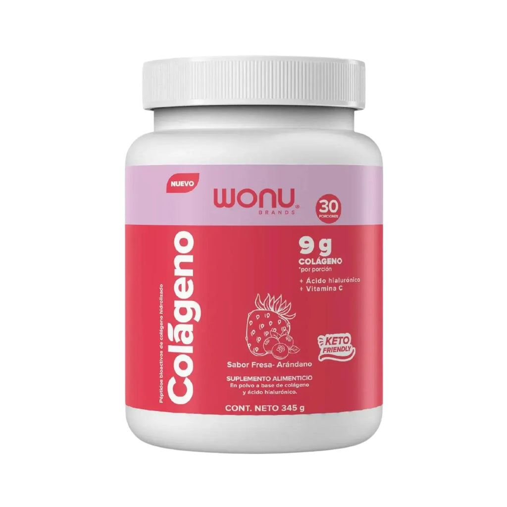 WONU Colágeno Fresa Arandano 345g