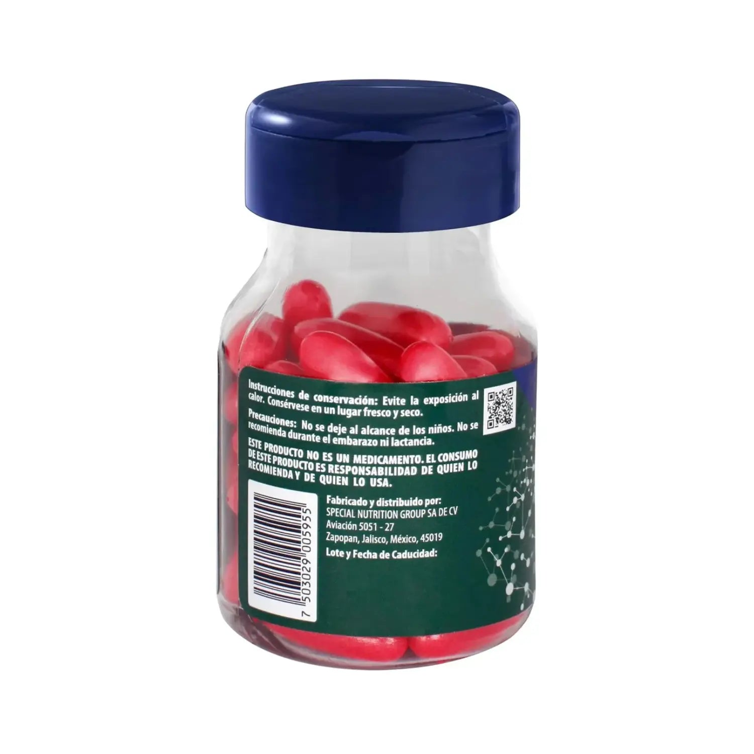Naturagel Acido Glutámico, Vitamina B, Zinc, Omega 3, 30 softg