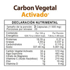 Naturelab Carbon Vegetal Activado 300mg 60 Capsulas