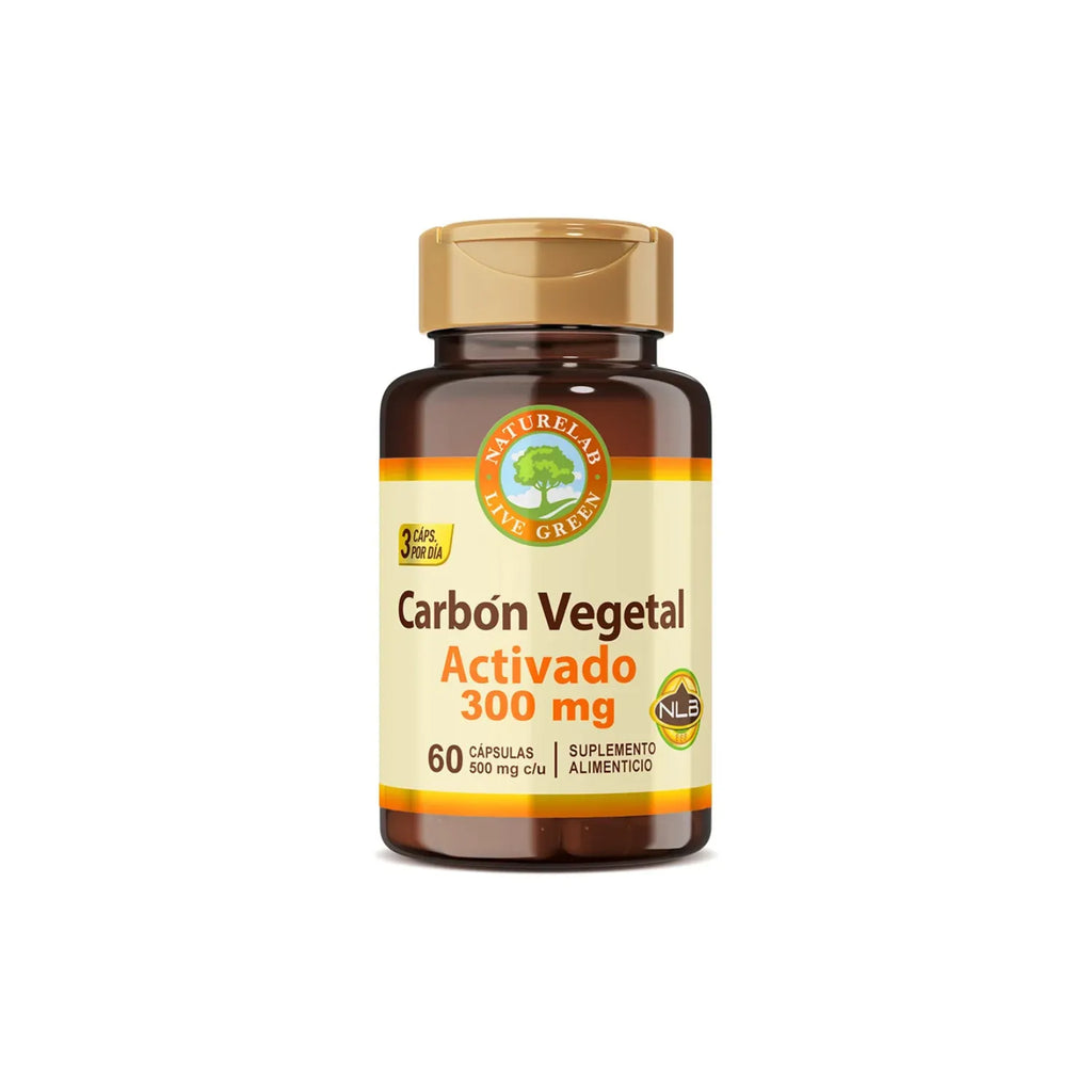 Naturelab Carbon Vegetal Activado 300mg 60 Capsulas
