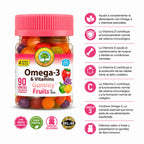 NATURELAB OMEGA 3 & VITAMINAS 2000 IU, 90 GOMITAS SFN