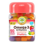 NATURELAB OMEGA 3 & VITAMINAS 2000 IU, 90 GOMITAS SFN