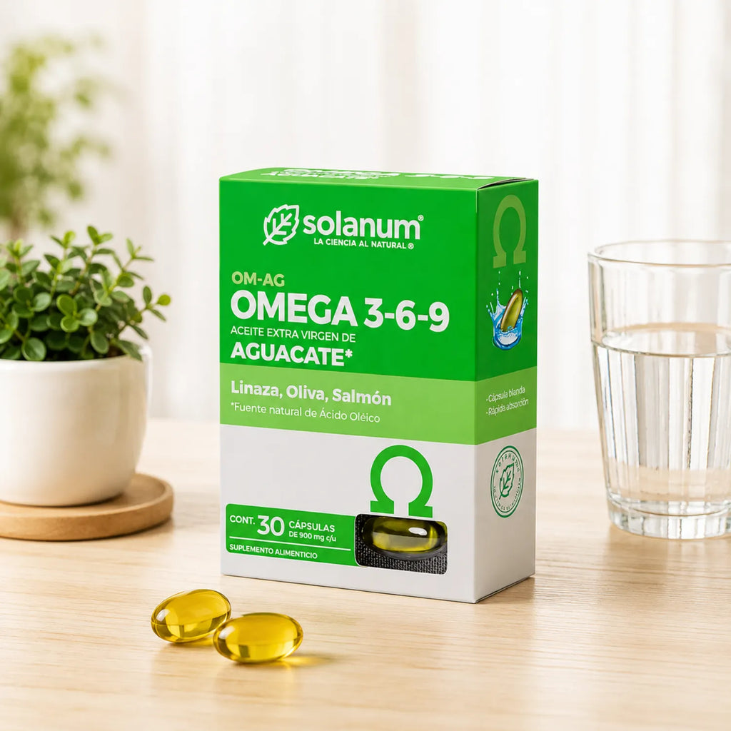 Solanum Omega 3,6,9 Y A. Aguacate 30 Softcaps Sfn