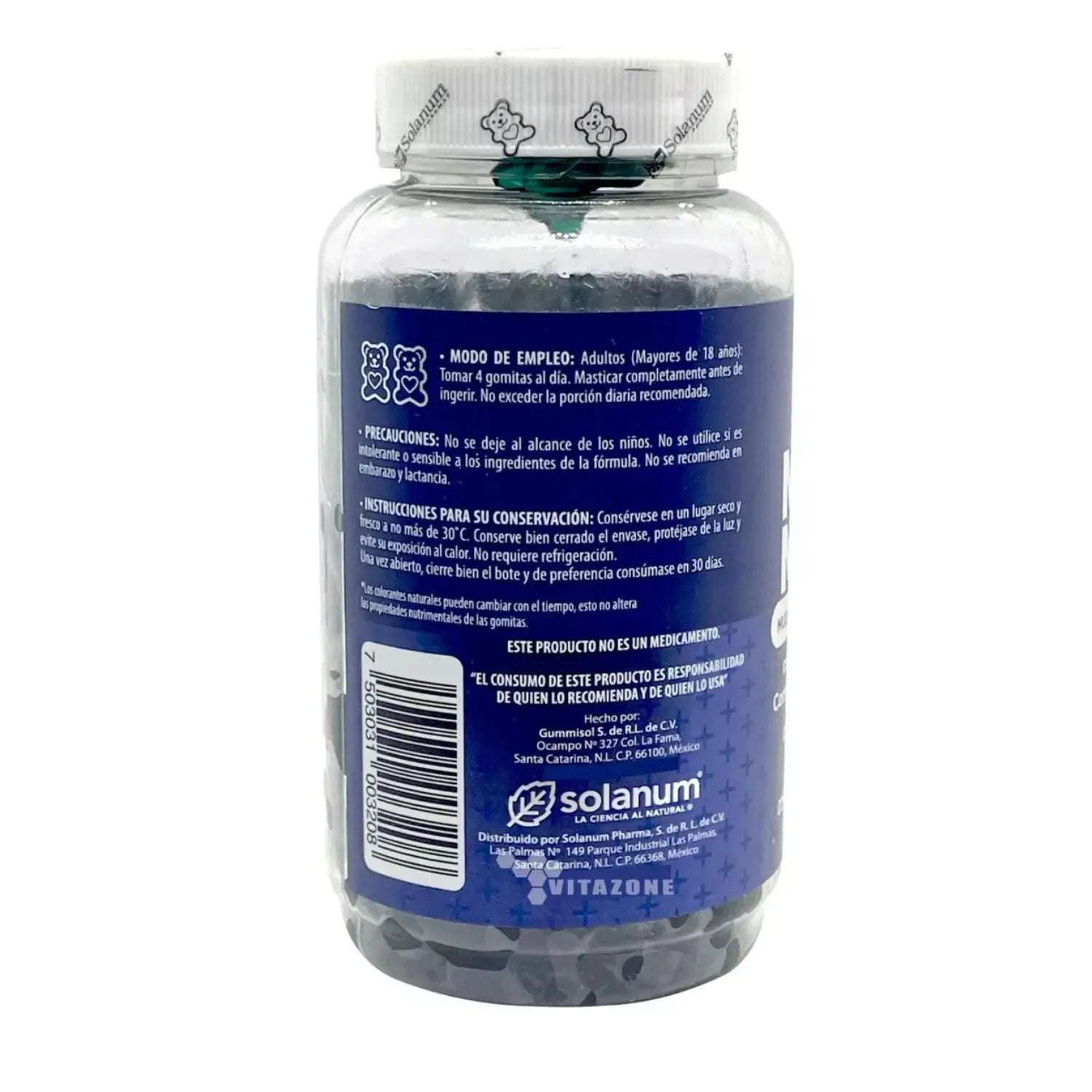 BELABEAR MEN'S MULTI 100 GOMITAS SOLANUM SFN