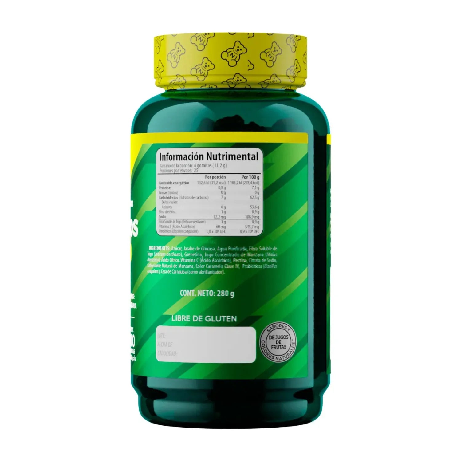 Nutrioso Probióticos + Vitamina C Para Niños 100 Gomitas Sfn