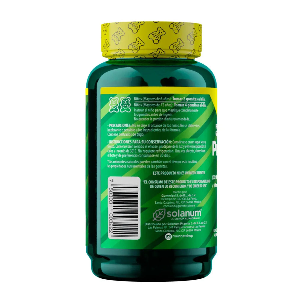 Nutrioso Probióticos + Vitamina C Para Niños 100 Gomitas Sfn