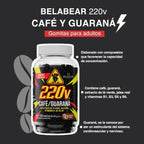 BELABEAR 220V CAFÉ Y GUARANÁ 100 GOMITAS DE 2,8G SFN
