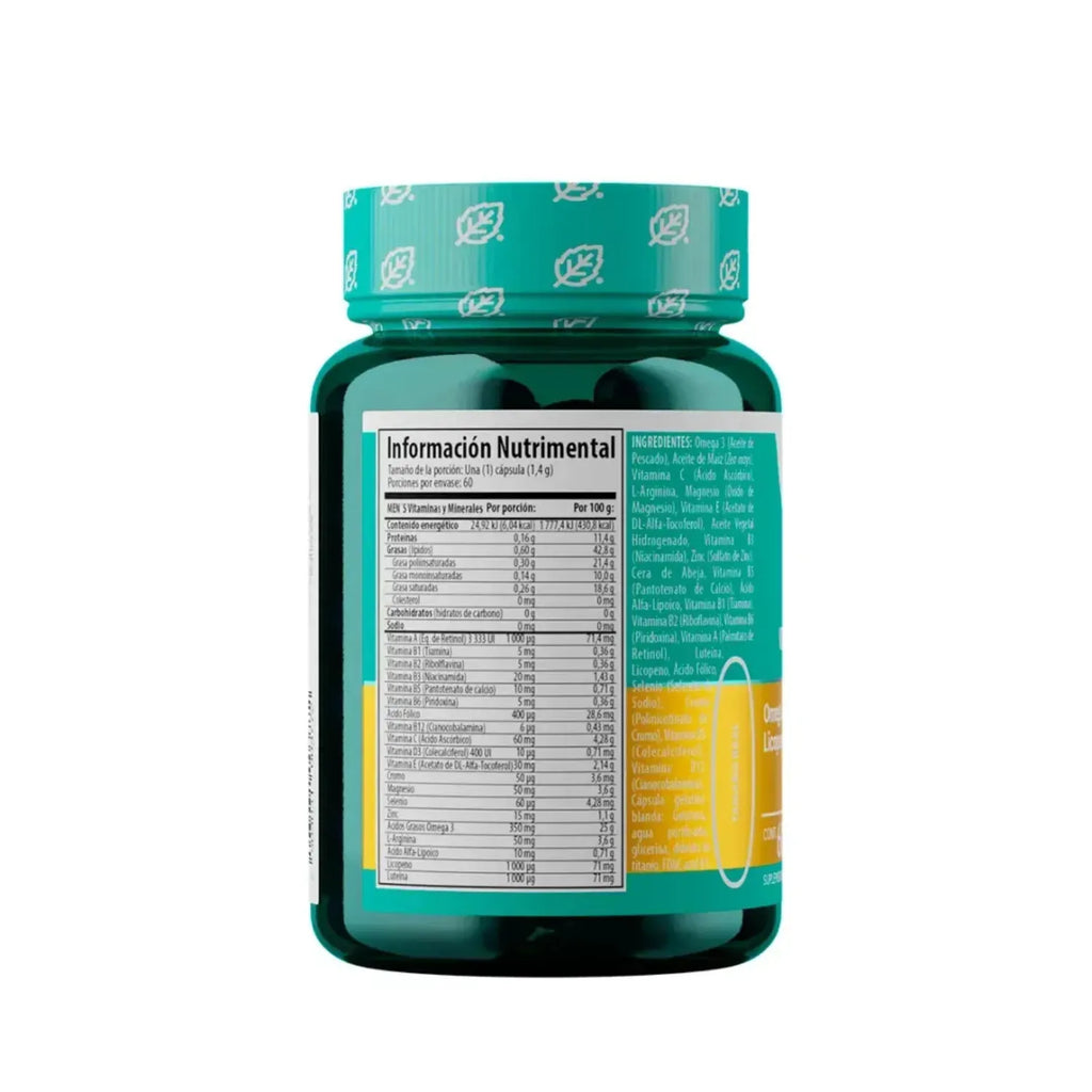 Solanum Mens Vitaminas Y Minerales 60 Cápsulas Sfn