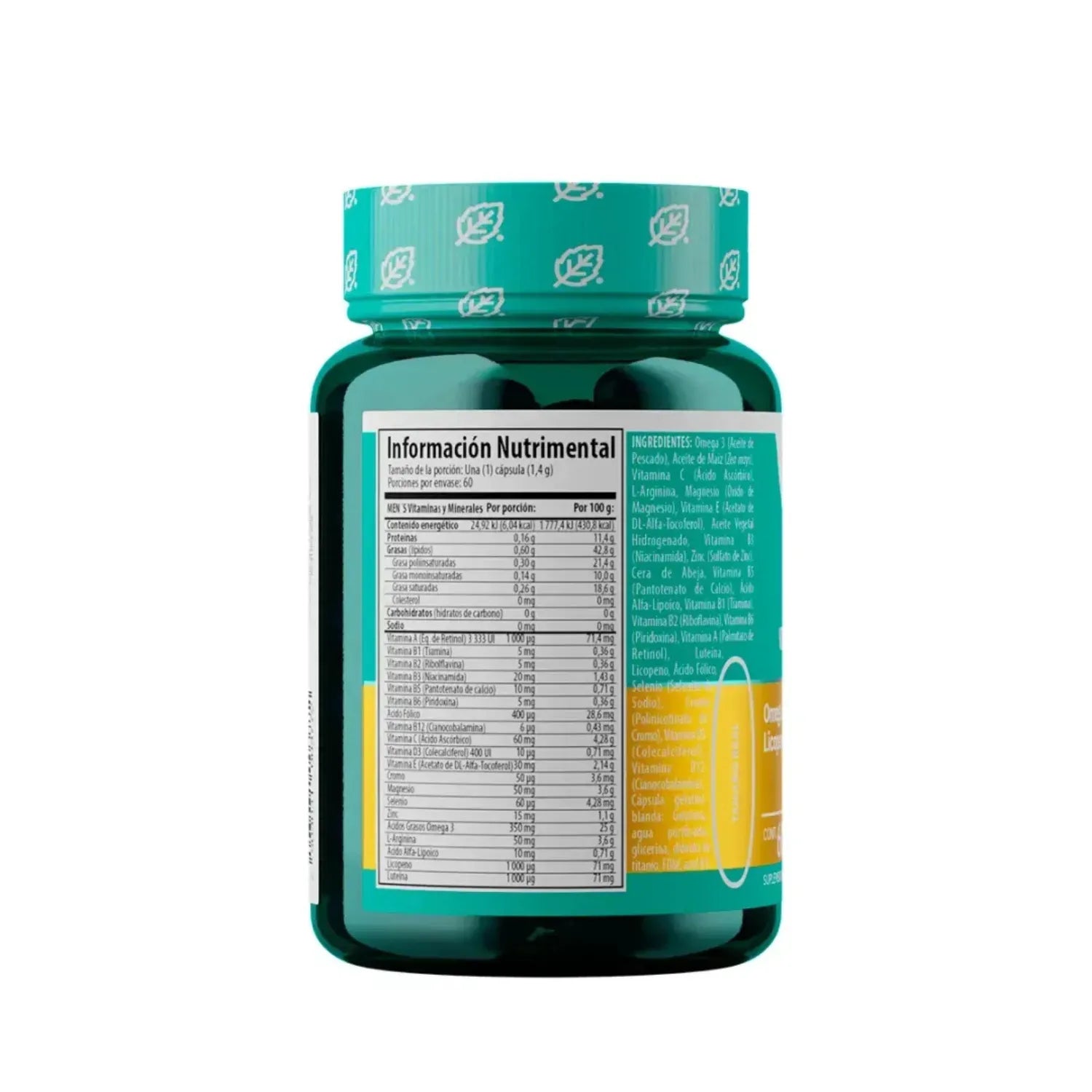 Solanum Mens Vitaminas Y Minerales 60 Cápsulas Sfn