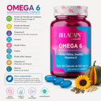 Solanum Cápsulas de Omega 6 + Ácido Fólico, Inositol, Vitamina E.120 capsulas