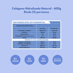 WONU Colágeno sin sabor 600g