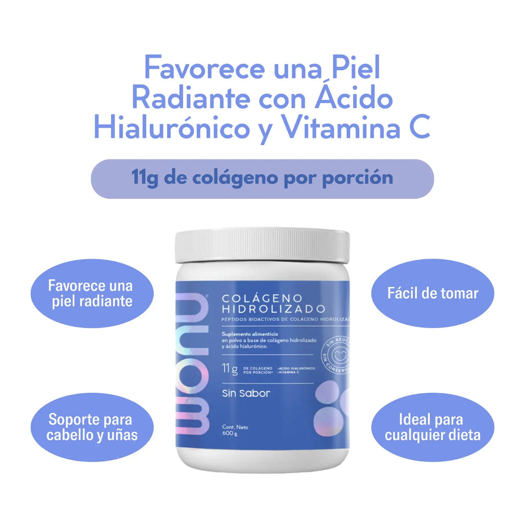 WONU Colágeno sin sabor 600g