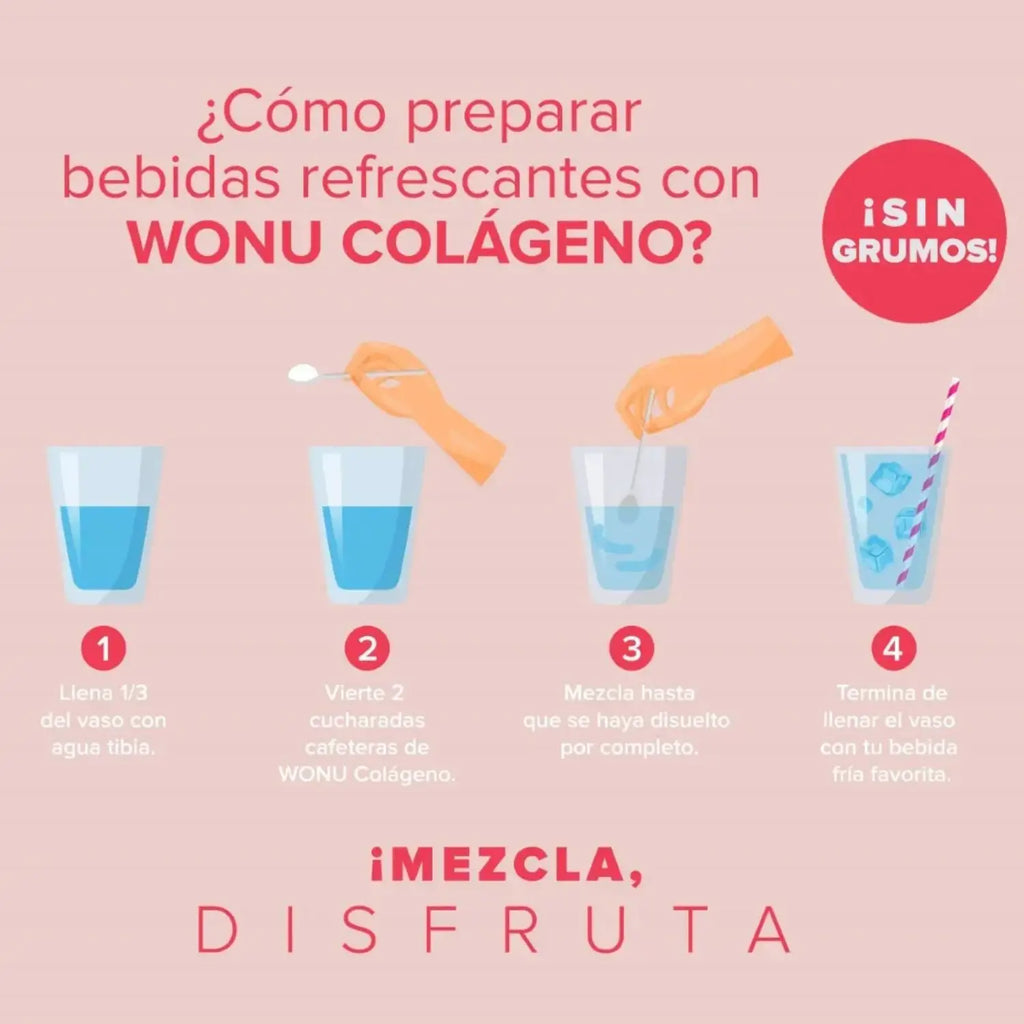 WONU Colágeno Fresa Arandano 600g