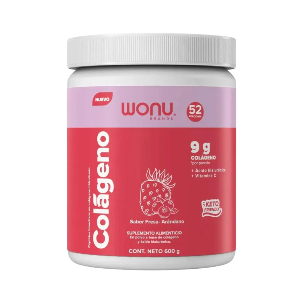 WONU Colágeno Fresa Arandano 600g