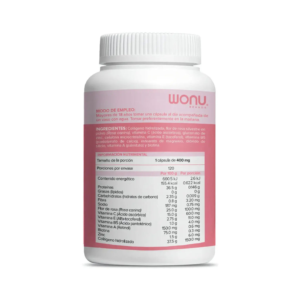 WONU Colágeno Antiaging 120 cap
