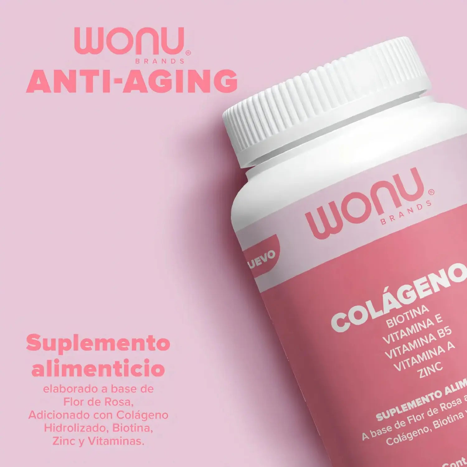 WONU Colágeno Antiaging 120 cap