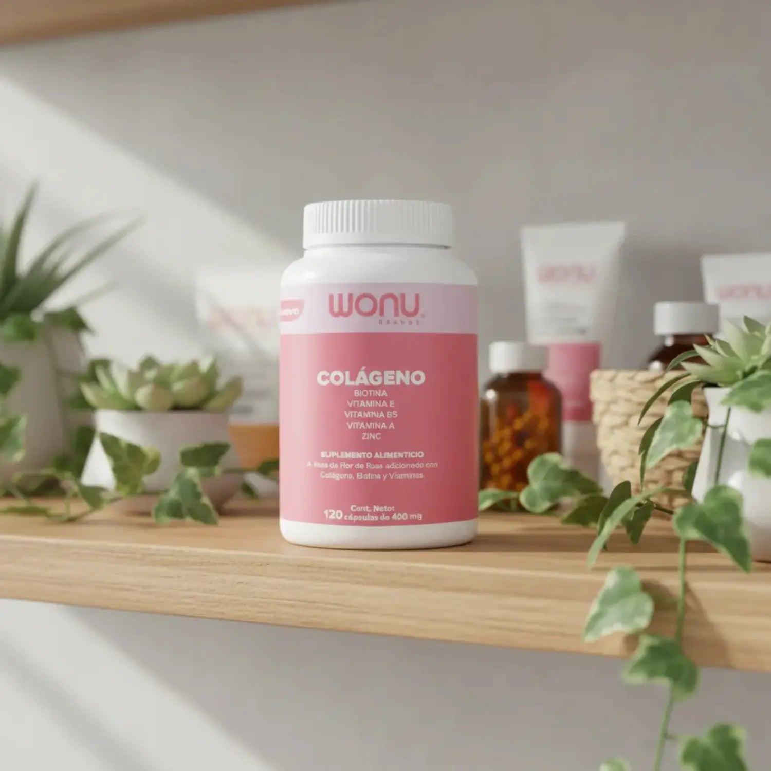 WONU Colágeno Antiaging 120 cap