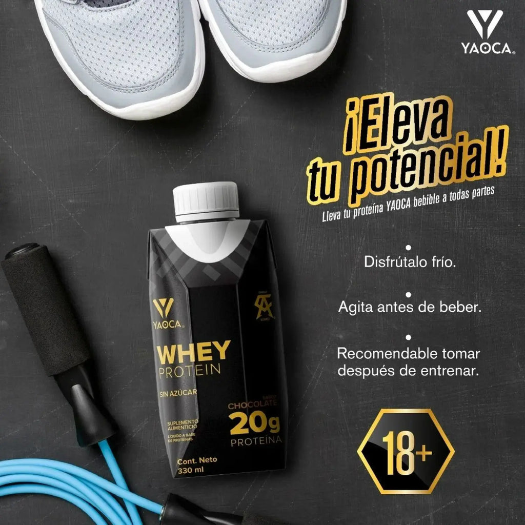 YAOCA Whey Protein Bebible Chocolate 12pack