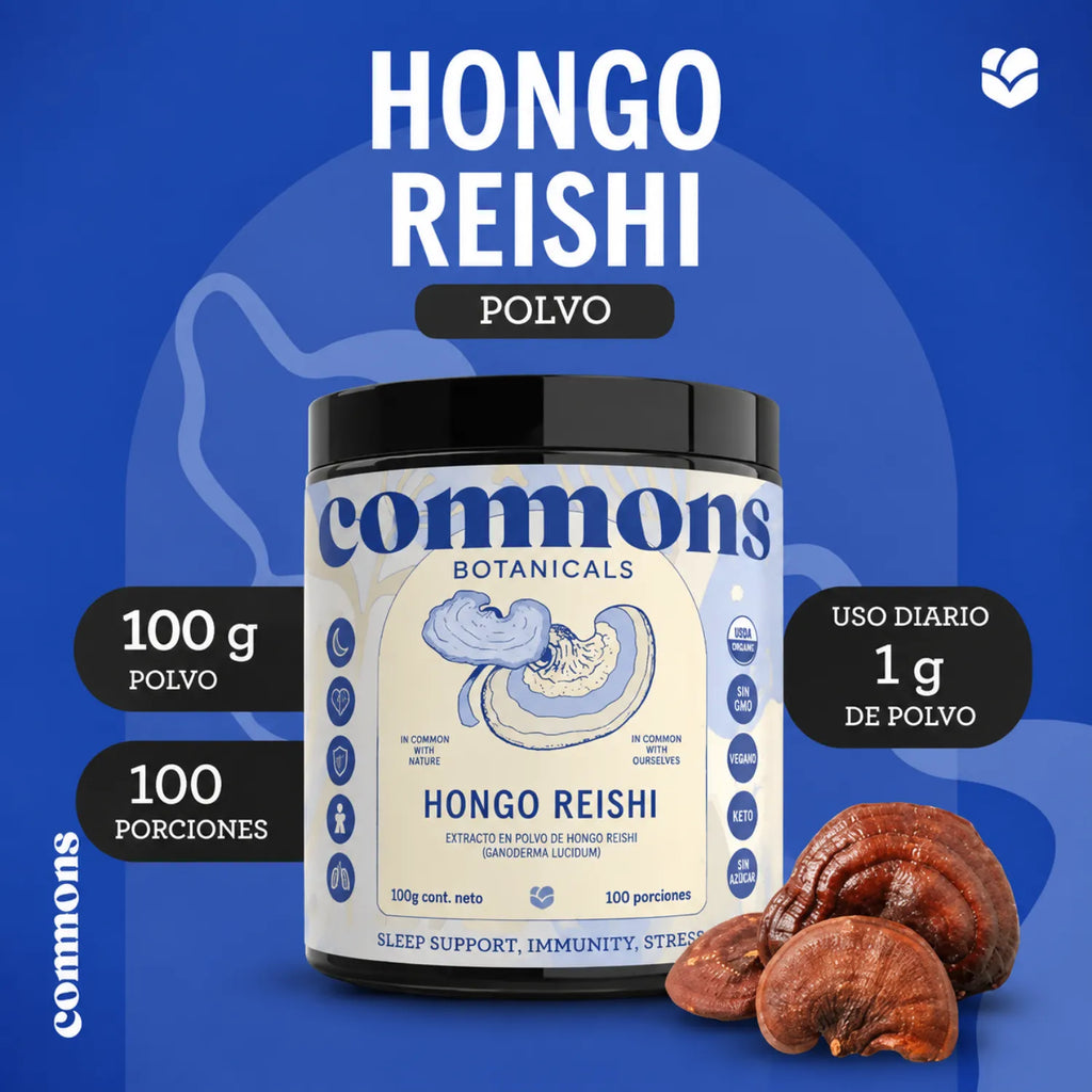 Commons Adaptógeno Hongo Reishi 100g