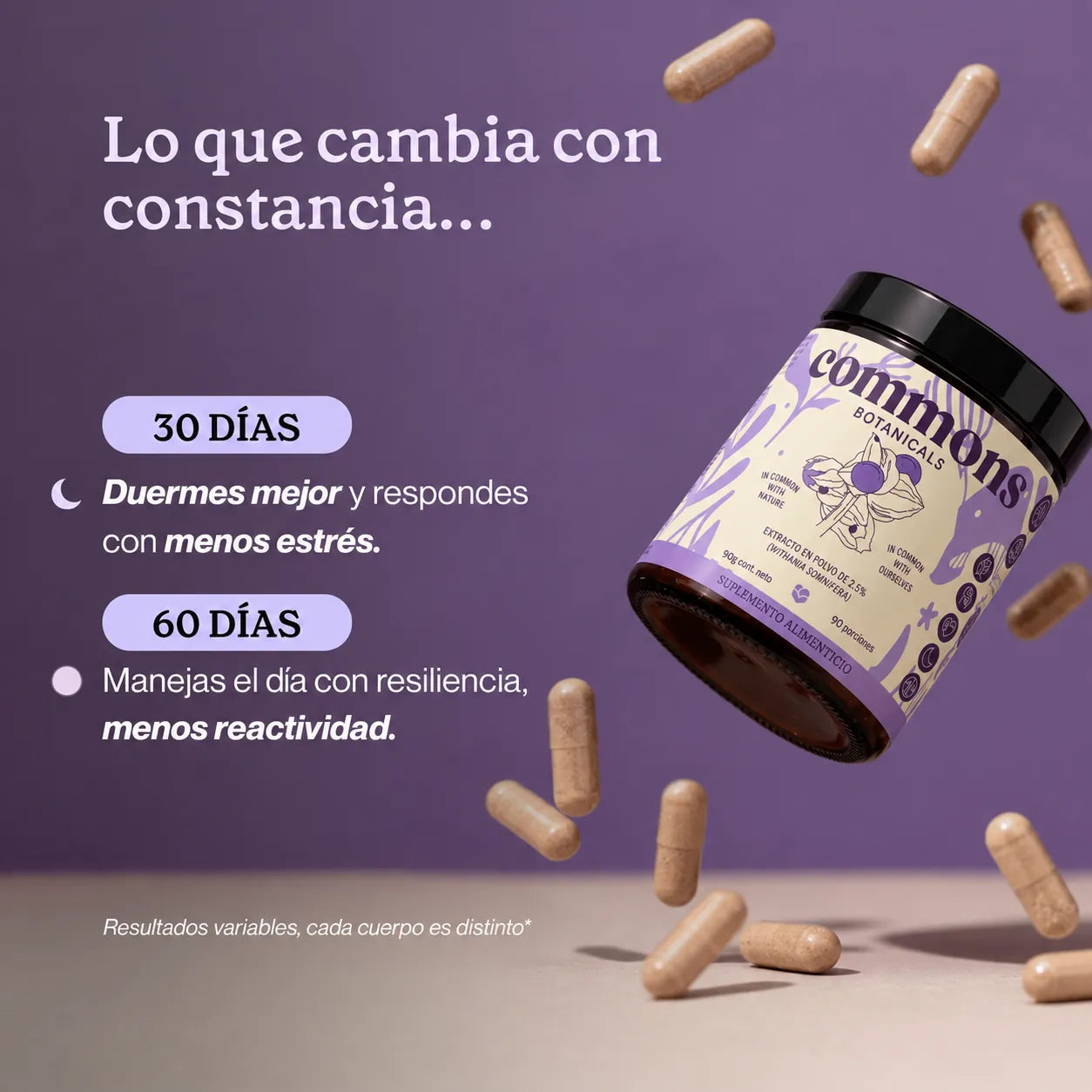 Commons Adaptógeno Ashwagandha, 90G SFN
