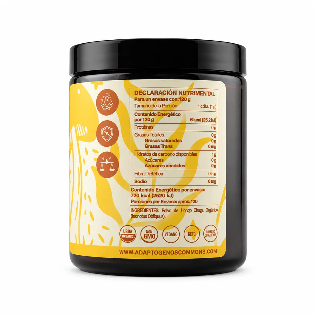 Commons Adaptógeno Hongo Chaga 100 G