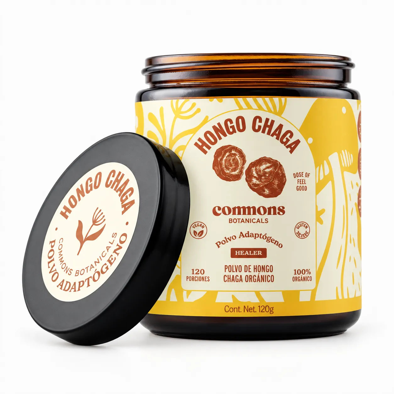 Commons Adaptógeno Hongo Chaga 100 G