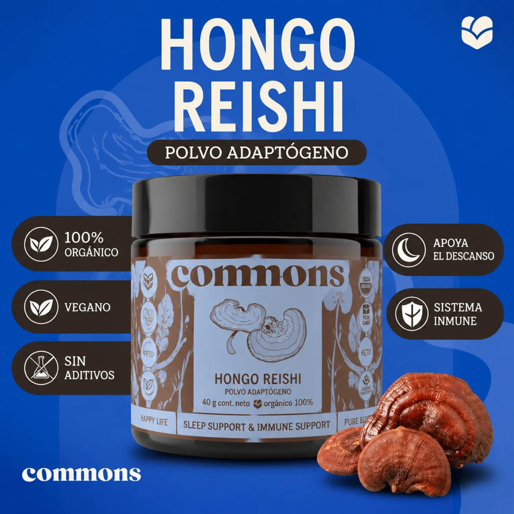 Commons Adaptógeno Hongo Reishi 40g