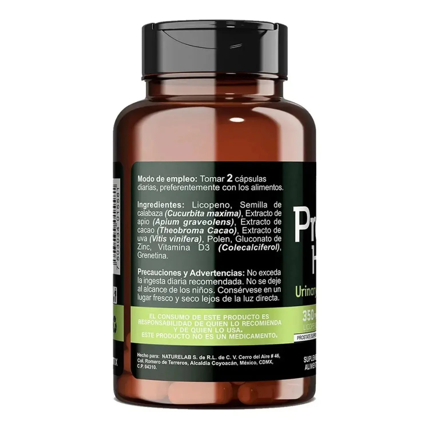 Naturelab Prostate Suplemento Para Próstata 120 Caps Sfn