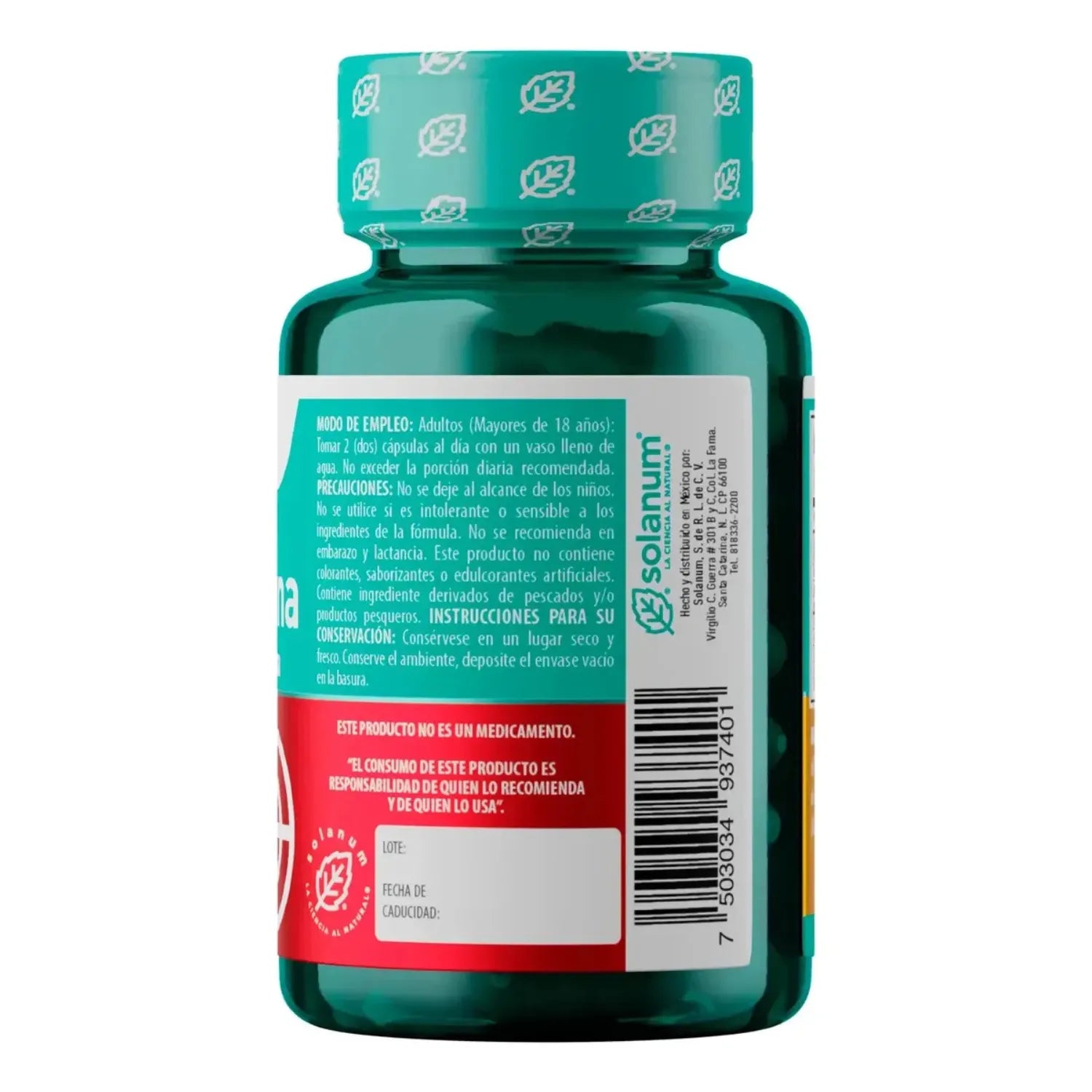Solanum Glucosamina + Turmeric (Mv-GTC®) 20 Cápsulas
